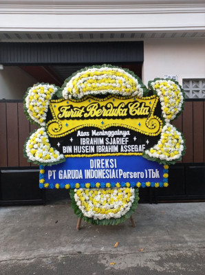 Papan Bunga Duka di Babakan Ciamis